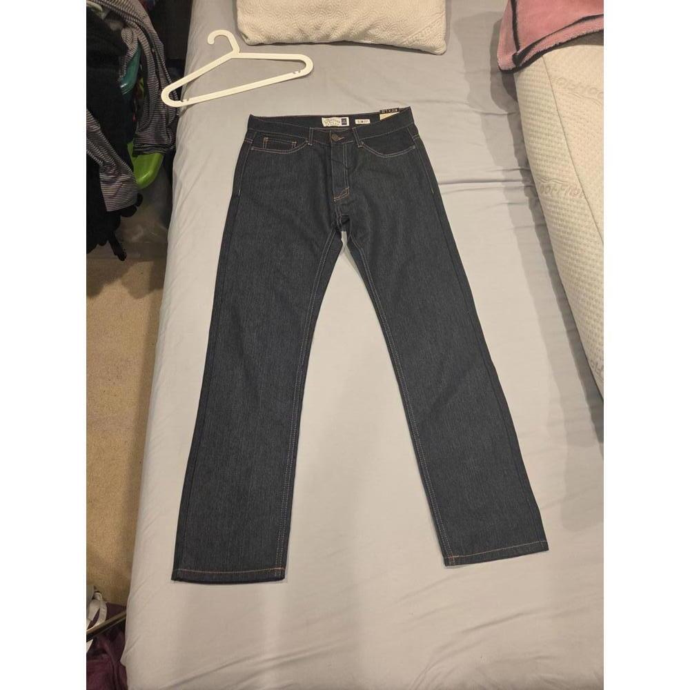 Nwt Recycled Blues Slim Fit Dark Wash Denim Jeans Size 32x32